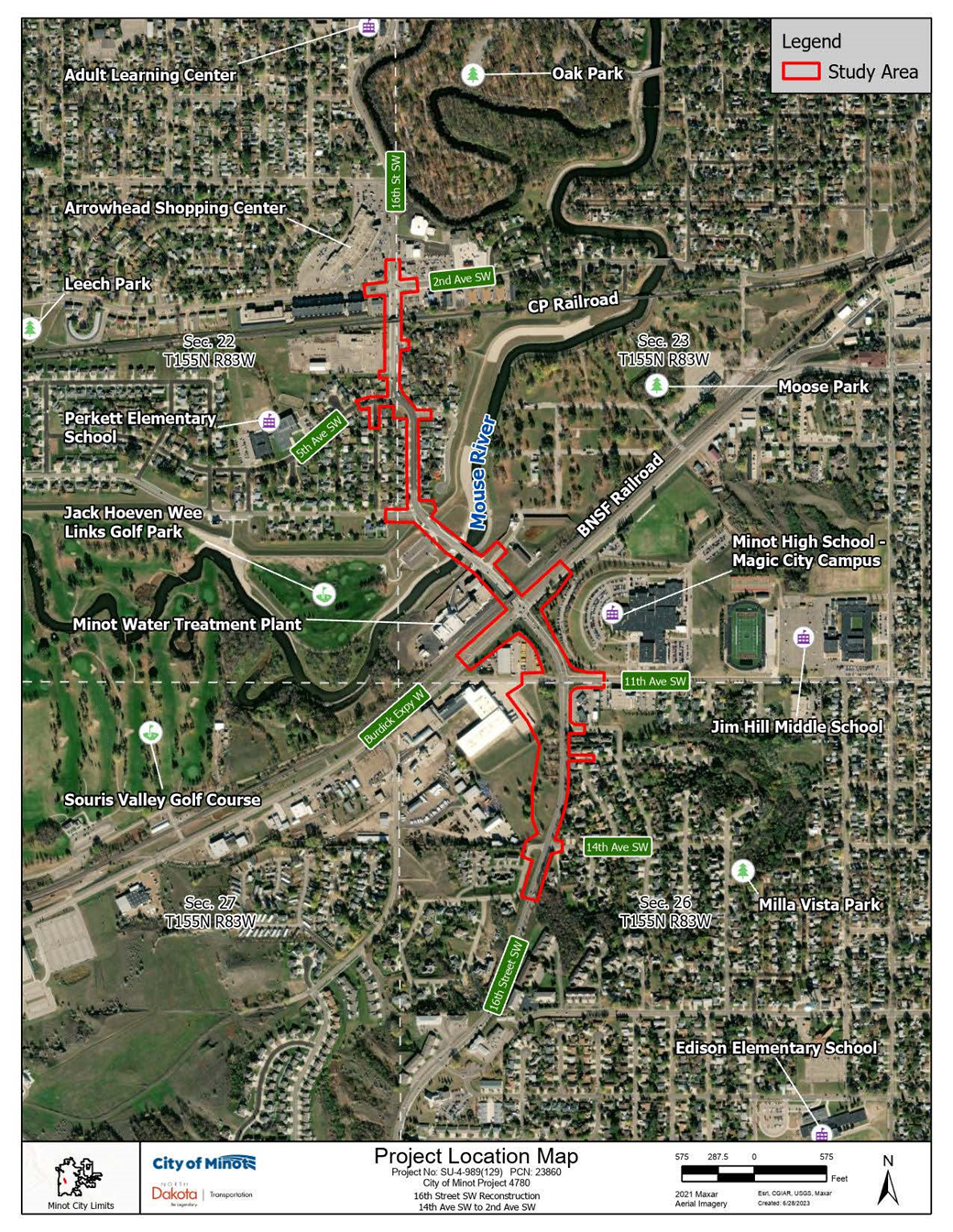 Map of the project